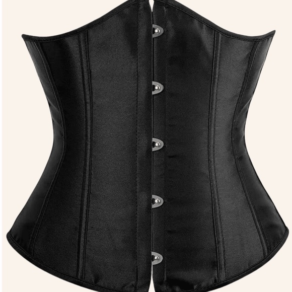 Black small underbust corset lace up - Picture 1 of 1